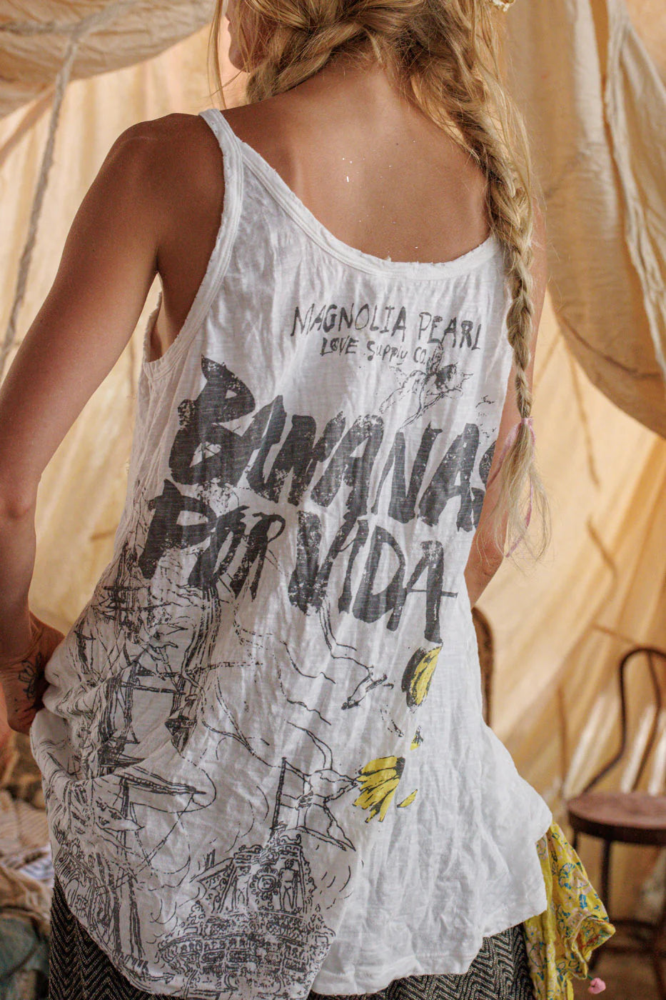 Magnolia Pearl "Bananas Por Vida Tank" Tank 423