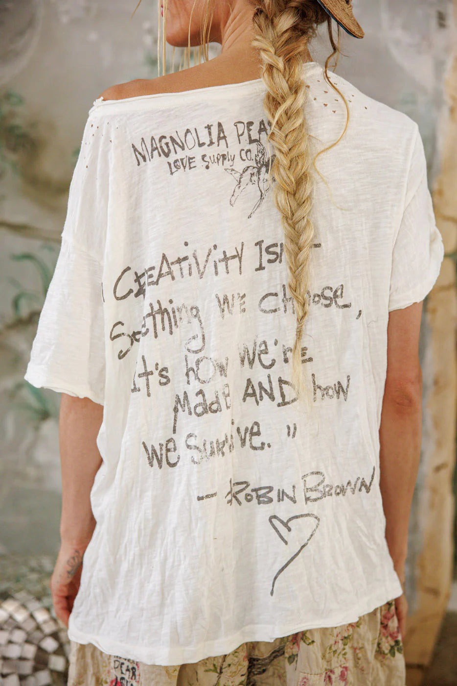 Magnolia Pearl "Love Creativity T" Top 2538