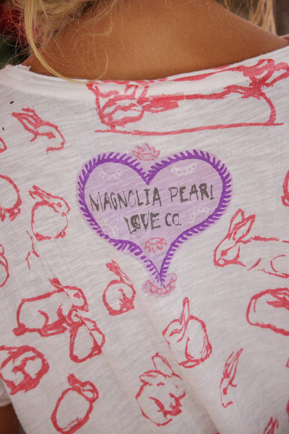 Magnolia Pearl "Ducks Love Strawberries T" Top 2756