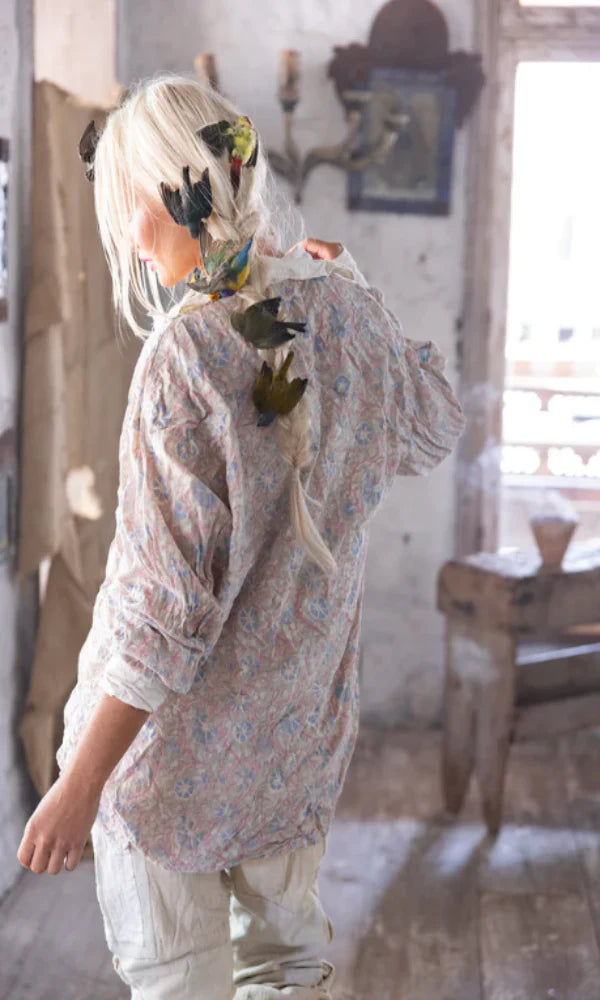 Magnolia Pearl Top 943 Poplin Collar