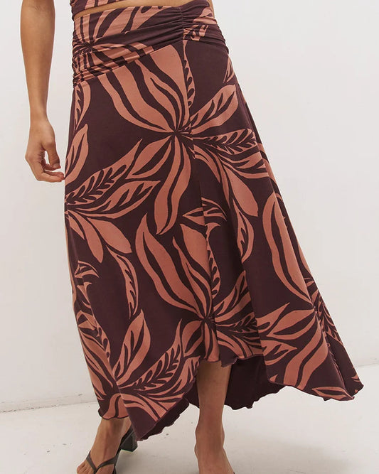 Mon Renn Farah Draped Skirt