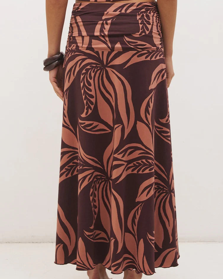 Mon Renn Farah Draped Skirt