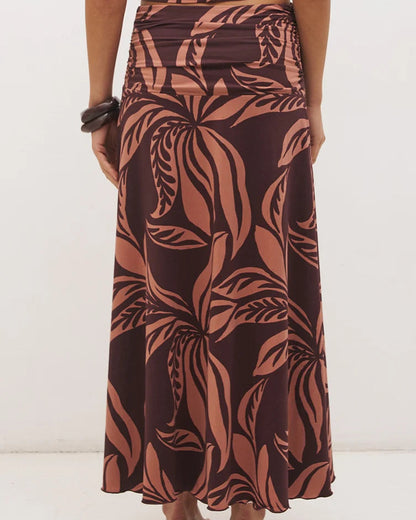 Mon Renn Farah Draped Skirt