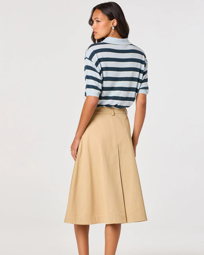 ASTR The Label Scottie Striped Knit Polo