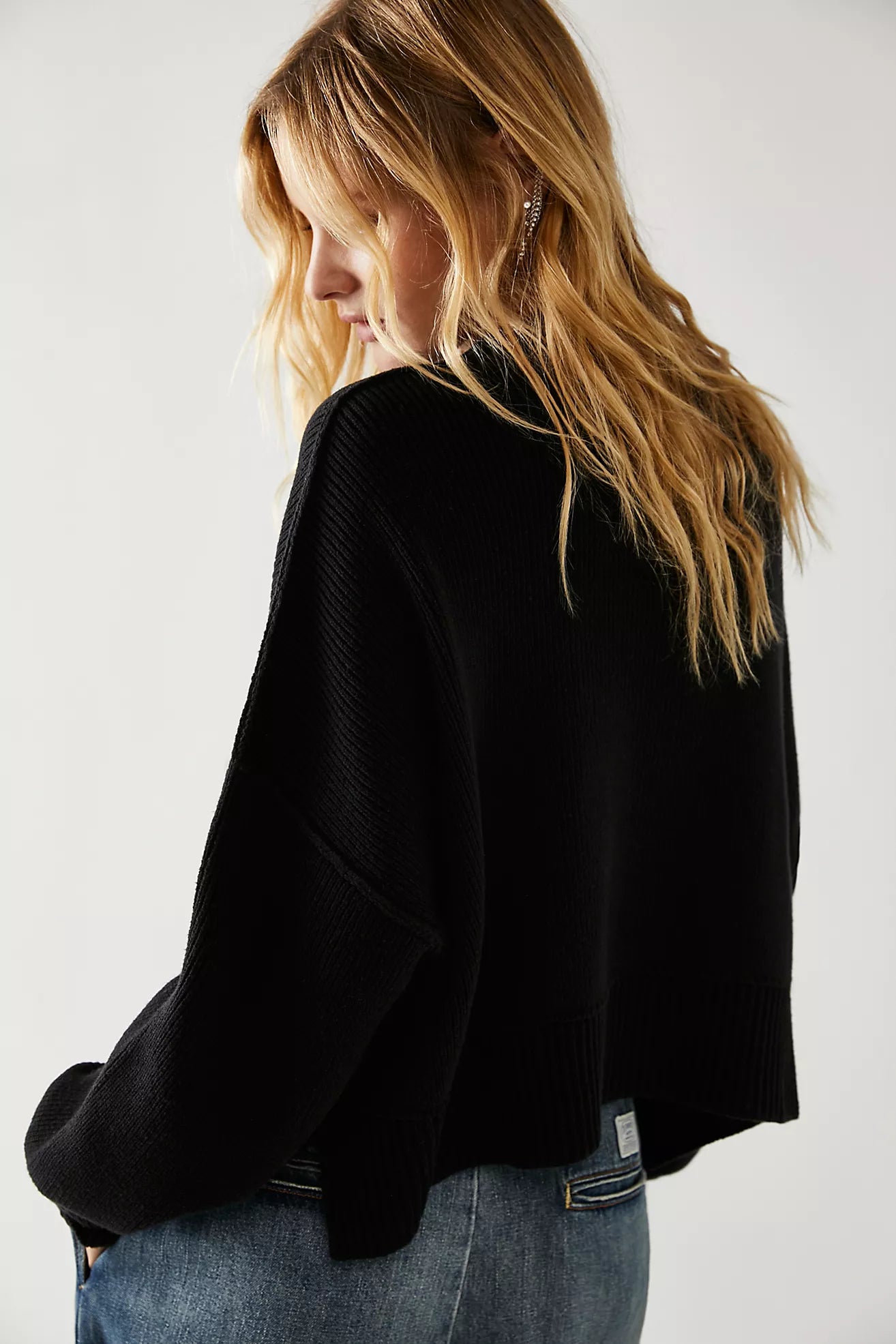 Free People Easy Street Crop Sweater