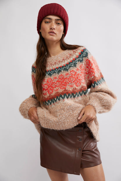 Free People Festive Frost Sweater