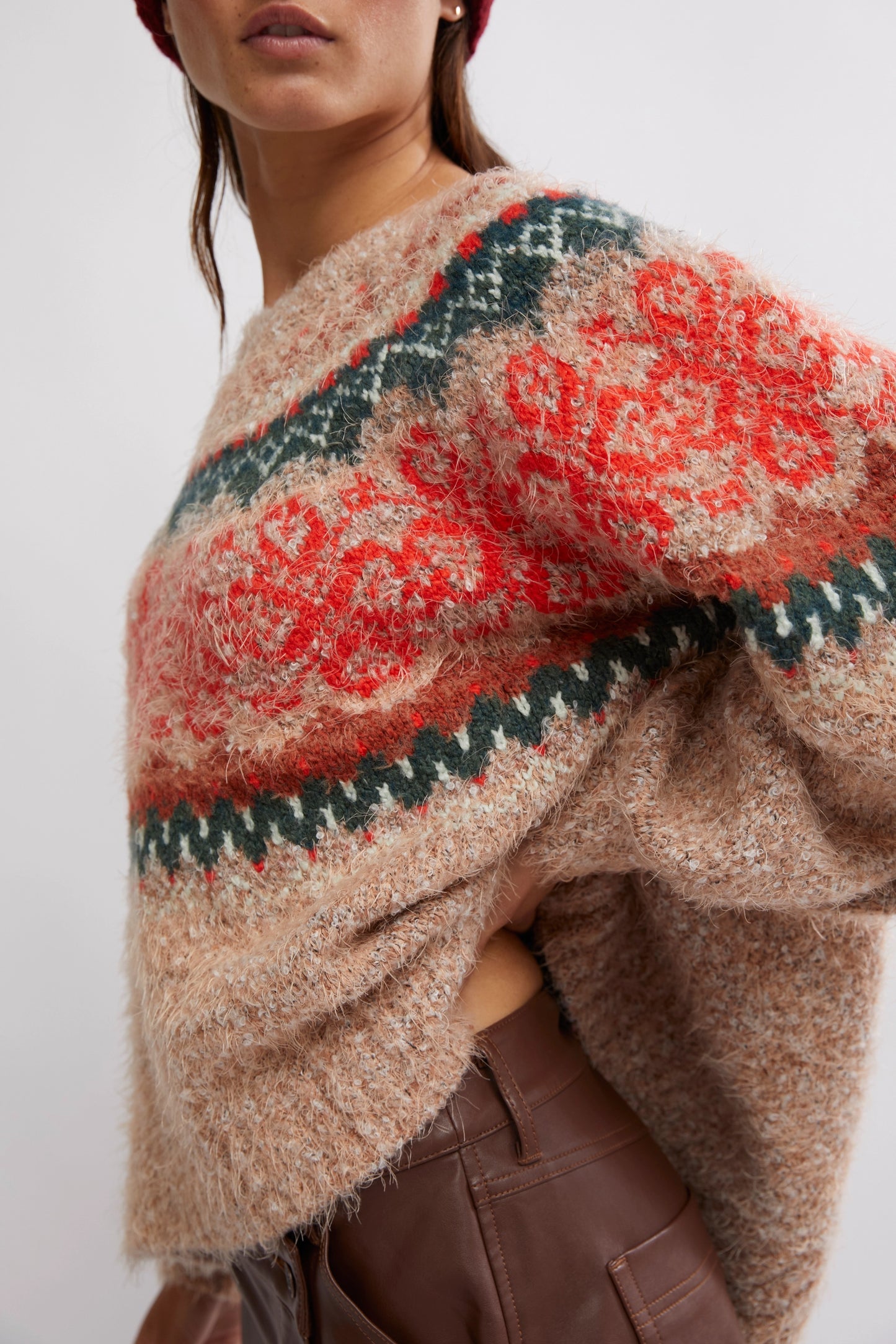 Free People Festive Frost Sweater