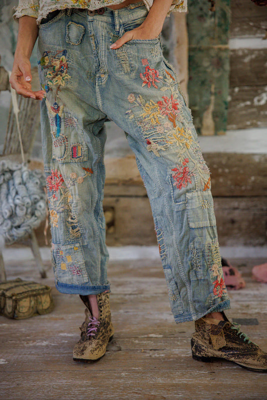 Magnolia Pearl "Hummingbird Miner Denim" Pants 907