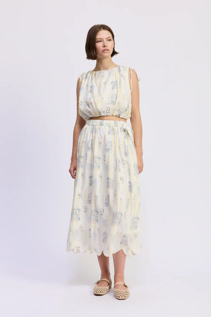 En Saison Barlet Cropped Top