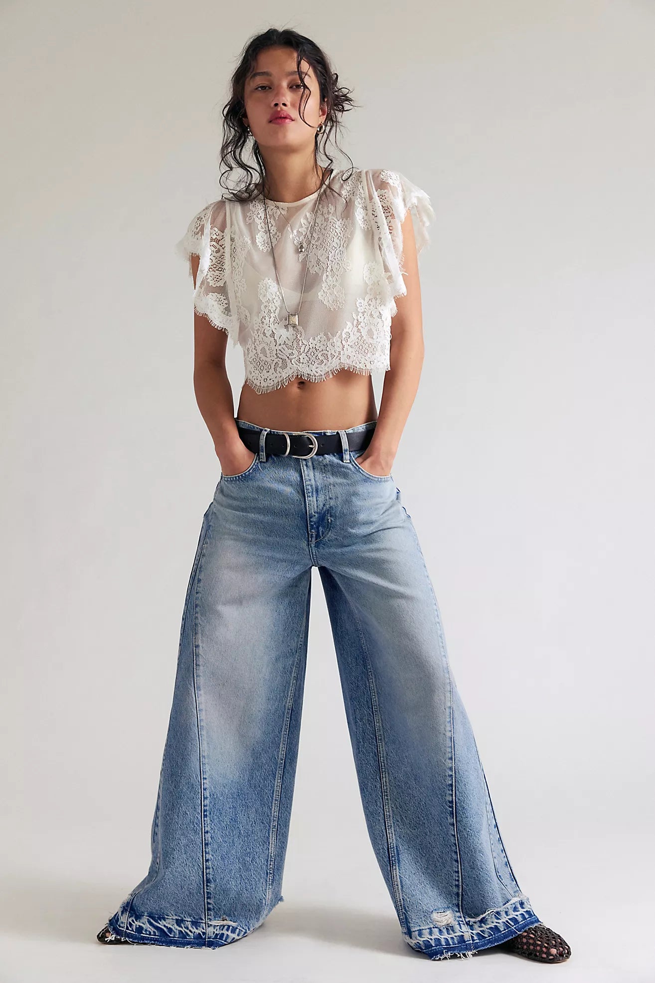Free People Apollo Wide Leg Jean
