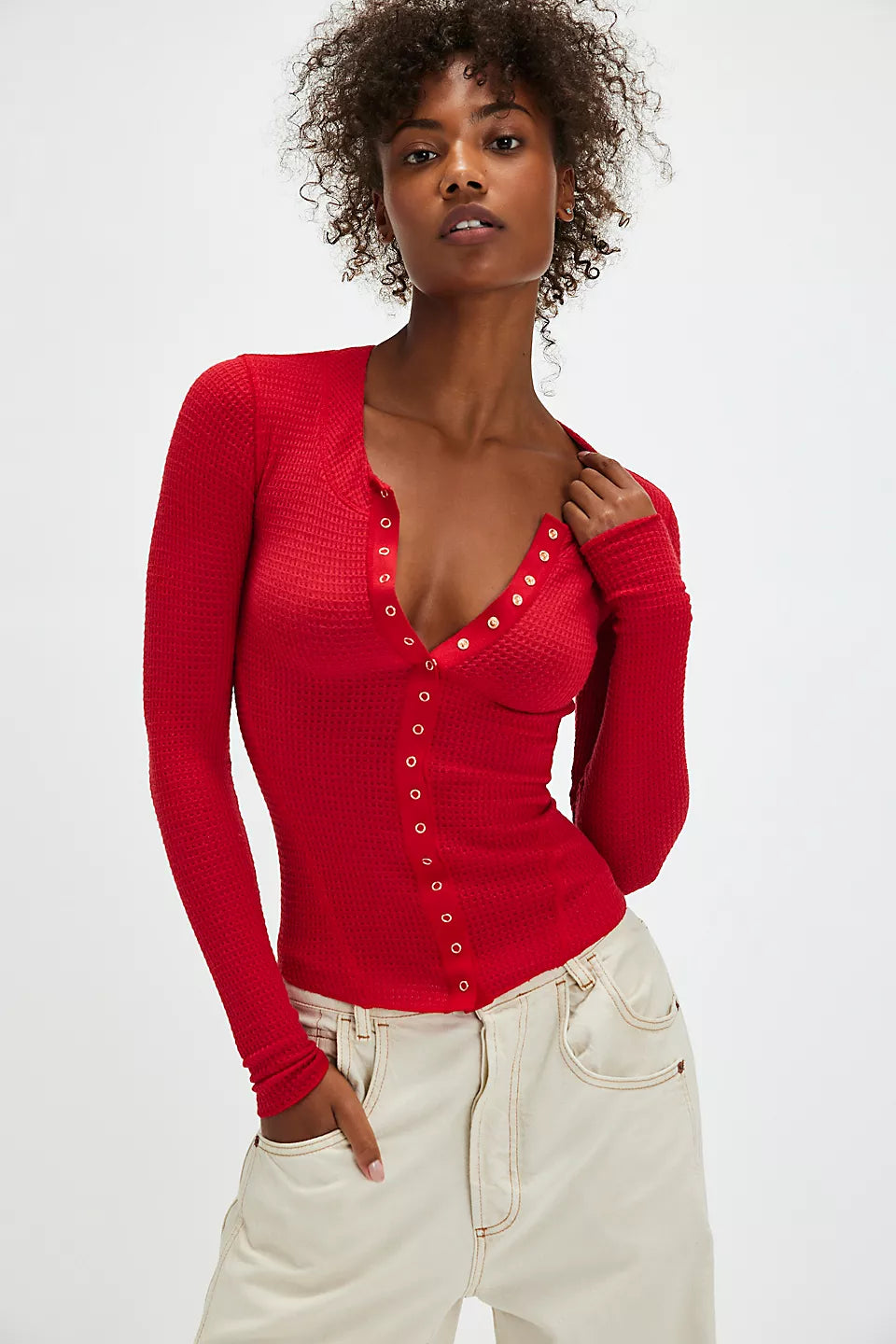 Free People Cherry Crush Going Places Cardi