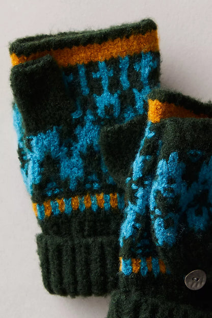 Free People First Frost Fairisle Mittens