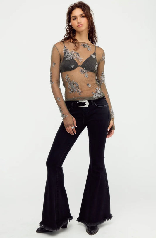 Free People Talk To Me Top